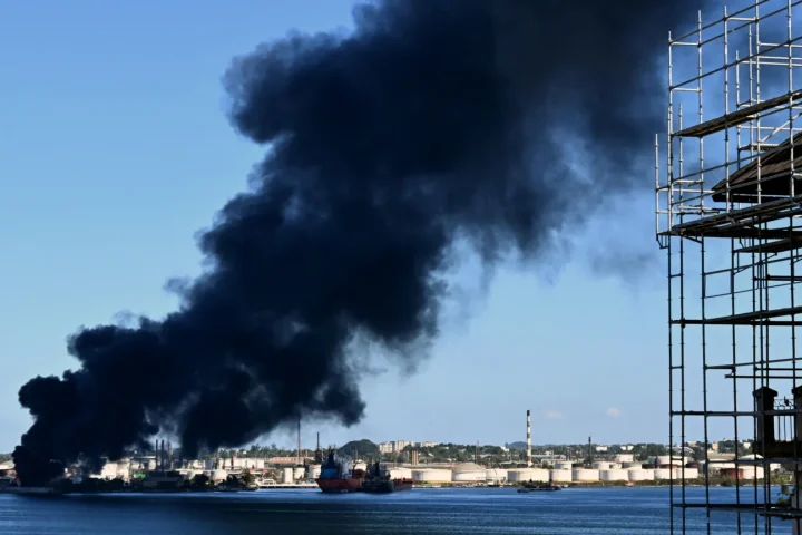 Cuba Oil Refinery Fire
